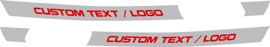 2019-2027 RAM 1500 Hood Side Stripes graphic design style 01 image.