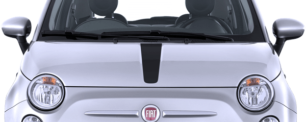 Fiat 500 2013 to 2019 Hood Center Stripe Fiat 500 2013 to 2019 Hood Center Stripe