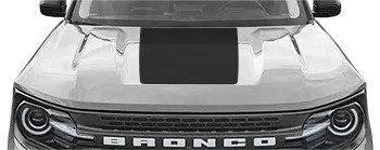 Image of Center Hood Decal Graphic Blackout on the 2021 Ford Bronco Sport