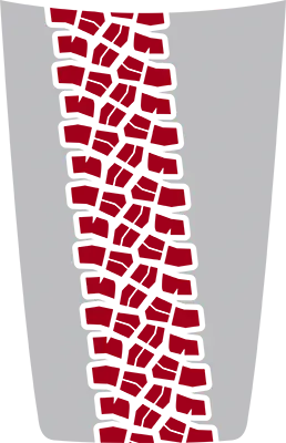 2021-2024 Bronco Sport Center Hood Decal Graphic Blackout graphic design style 05 image.