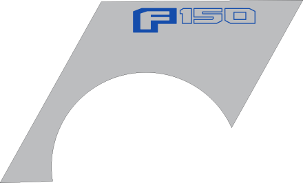 2015-2020 F-150 Bedside Banner Rally Stripes graphic design style 01 image.