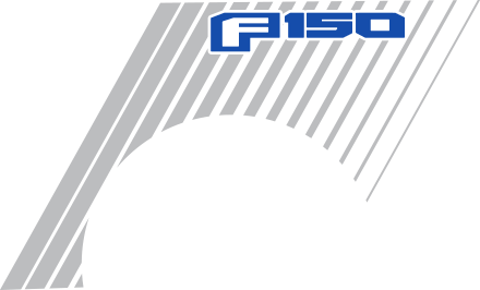 2015-2020 F-150 Bedside Banner Rally Stripes graphic design style 03 image.