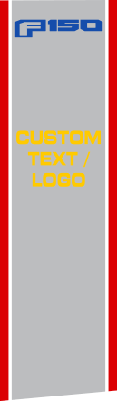 2015-2020 F-150 Bed Side Tail Stripes graphic design style 03 image.