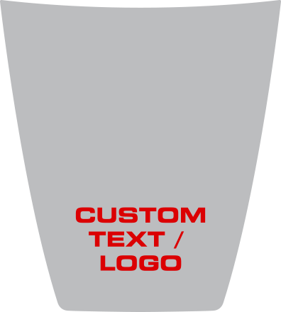 2015-2020 F-150 Hood Center Decals graphic design style 01 image.