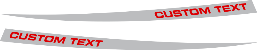 2013-2020 Fusion Hood Spear Stripes graphic design style 01 image.