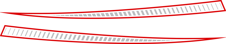 2013-2020 Fusion Hood Spear Stripes graphic design style 03 image.