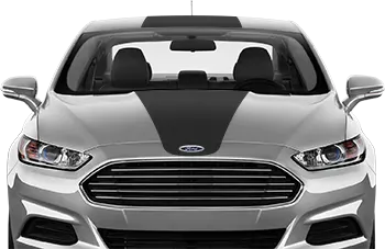 Image of Rally Racing Stripes Kit on the 2013 Ford Fusion
