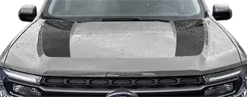 Image of Hood Cowl Side Stripe Graphic Decals on the 2022 Ford Maverick