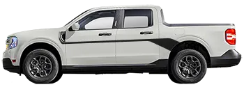 Image of Mid-Line Body Stripes Graphic Decals on the 2022 Ford Maverick