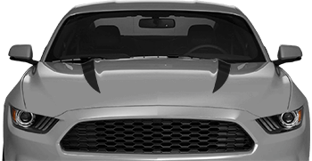 Image of Hood Spears on the 2015 Ford Mustang