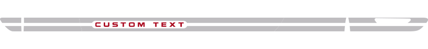 2015-2023 Mustang Rocker Panel Stripes graphic design style 02 image.