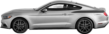 Image of Rear Quarter Contour Stripes on the 2015 Ford Mustang