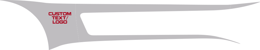 2015-2026 Mustang Side Forked Tongue Stripes graphic design style 01 image.