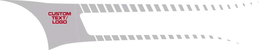 2015-2026 Mustang Side Forked Tongue Stripes graphic design style 04 image.