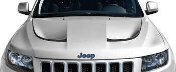 Image of SRT Hood Vent Accent Stripes on the 2011 Jeep Grand Cherokee