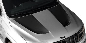 Image of SRT Hood Vent Stripes on the 2011 Jeep Grand Cherokee